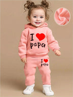 Baby Girl Fleece Hoodie & Pants