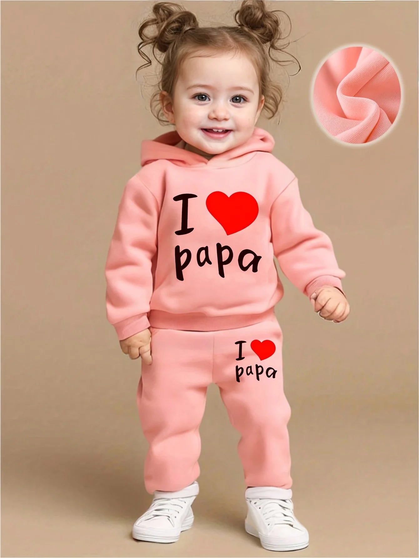 Baby Girl Fleece Hoodie & Pants