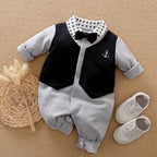 Baby Gentleman Cotton Romper Jumpsuit