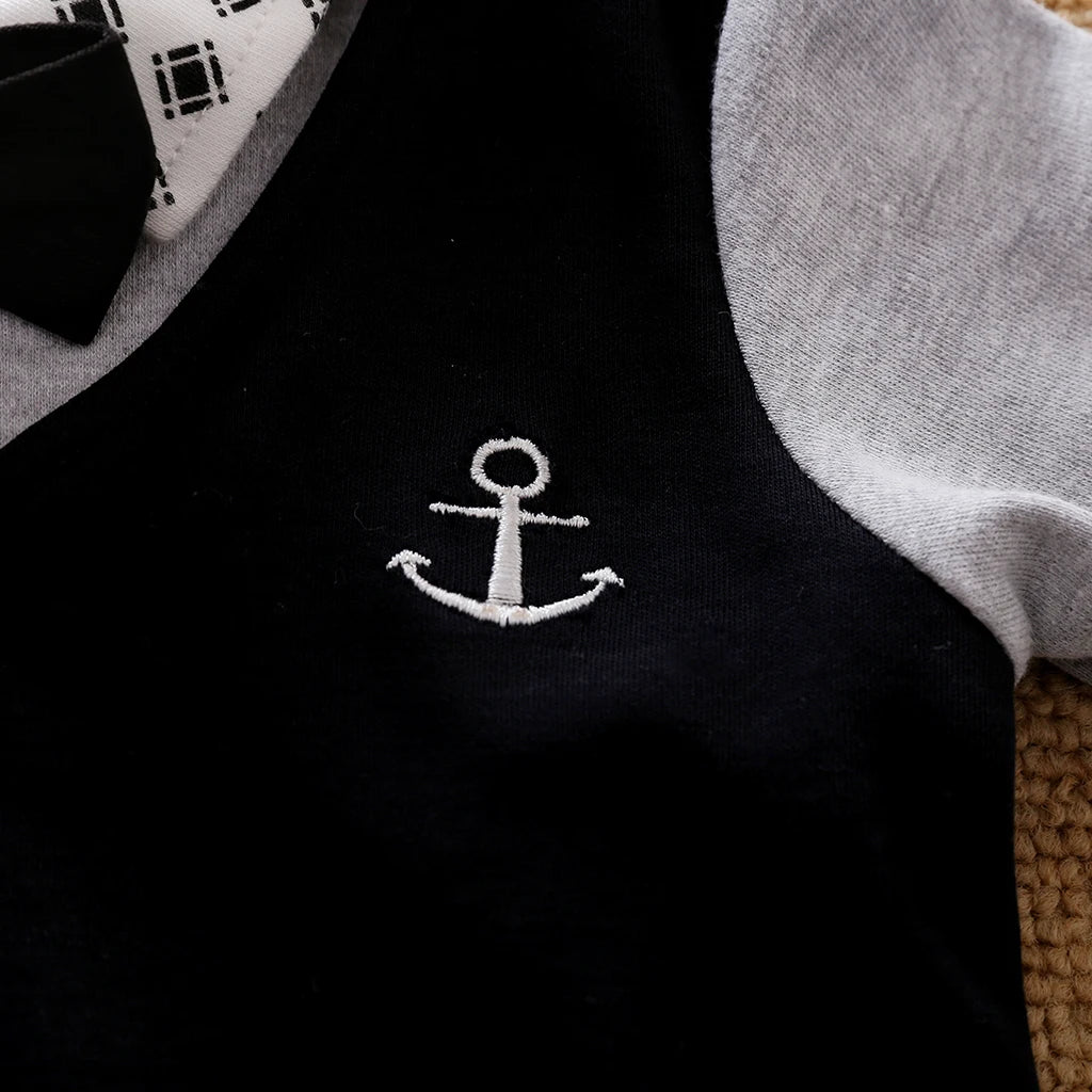 Baby Gentleman Cotton Romper Jumpsuit