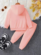 Baby Girl Fleece Hoodie & Pants