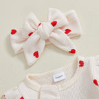 Baby Girl Valentine Ruffle Jumpsuit